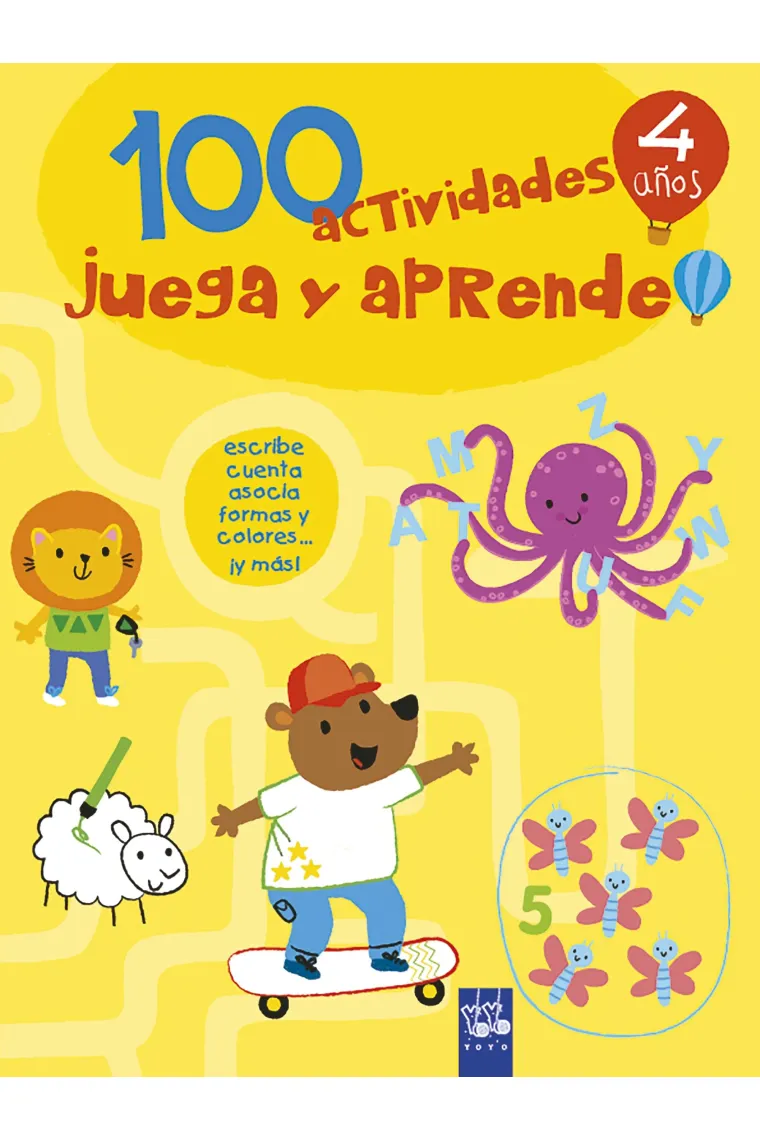 100 actividades juega y aprende 4 años