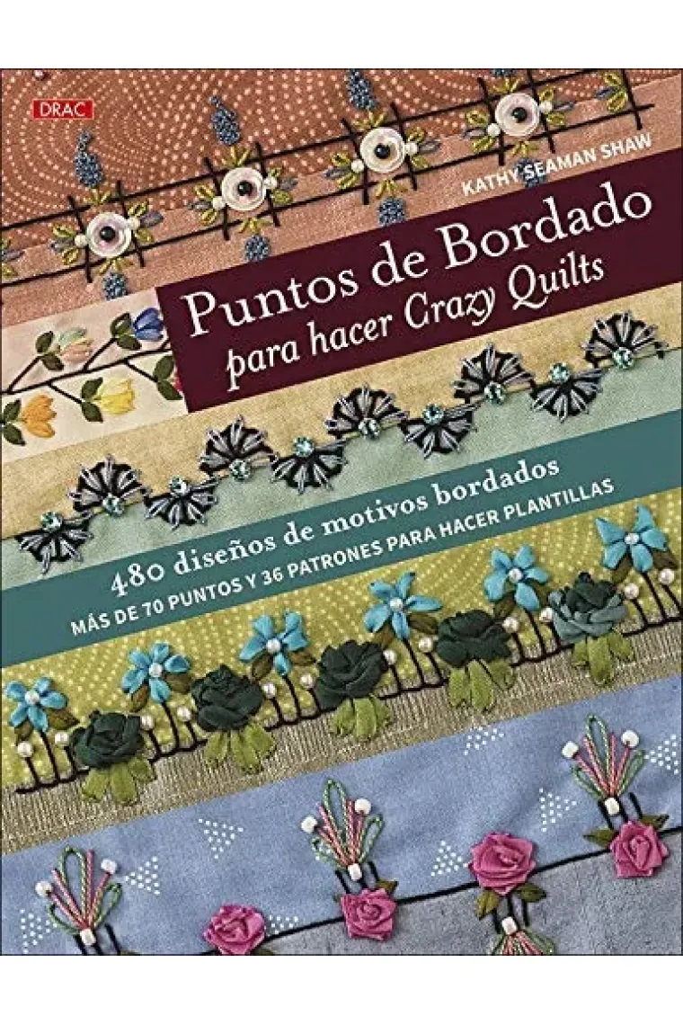 Puntos de bordado para hacer Crazy Quilts