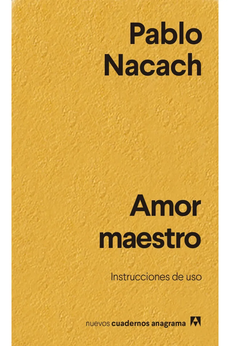 Amor maestro (Instrucciones de uso)