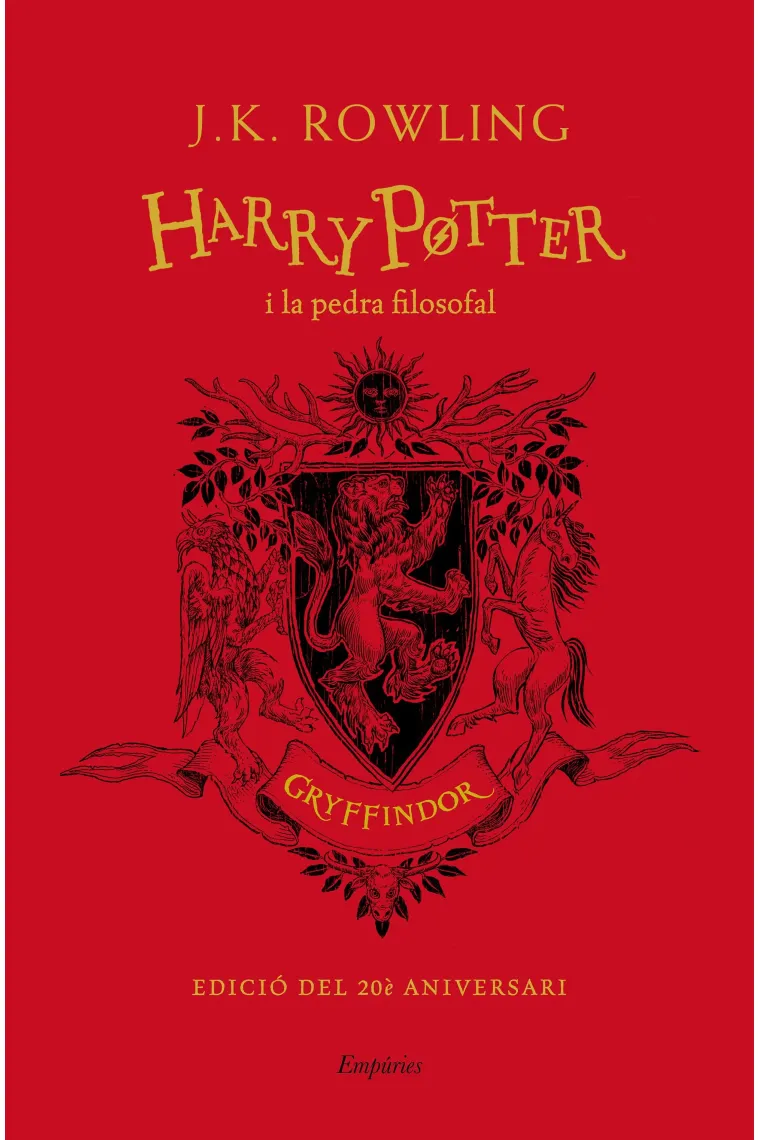 Harry Potter i la pedra filosofal (ROJO Gryffindor) (Catalán)