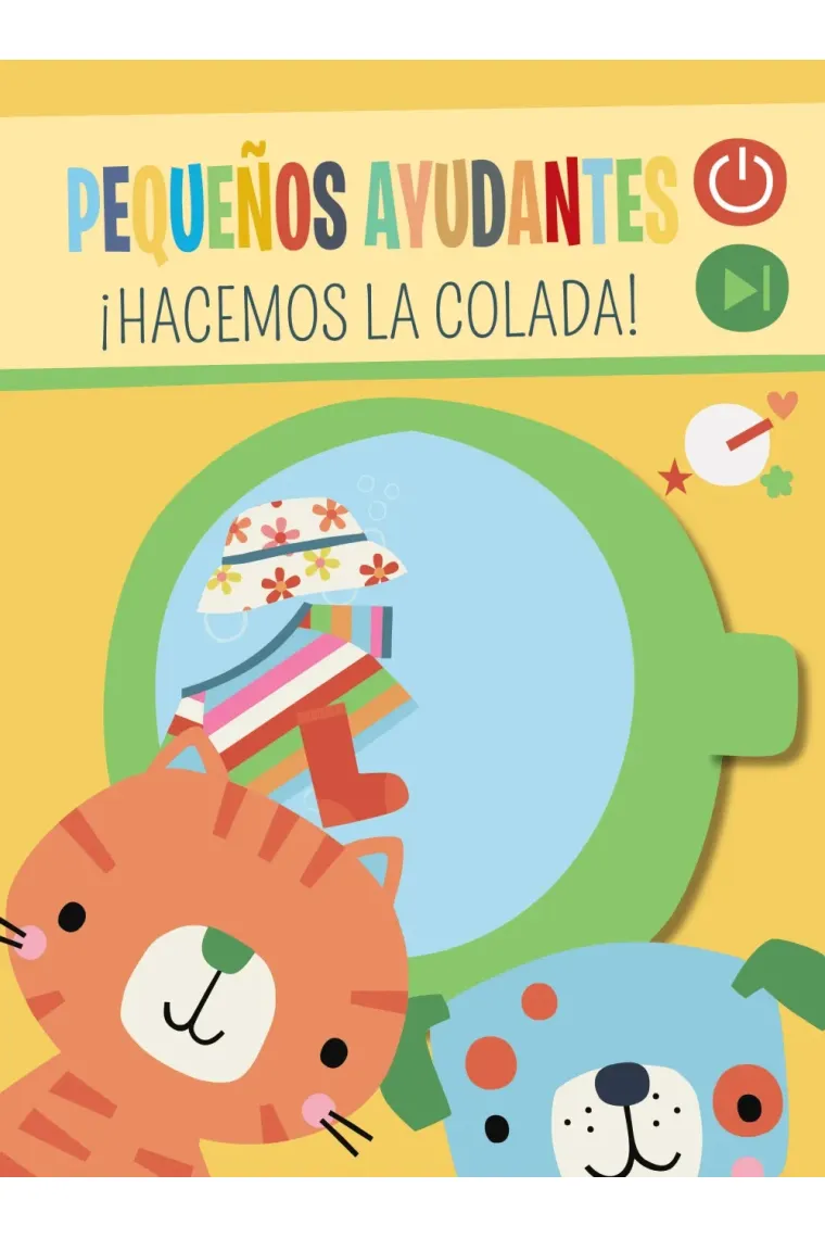 Pequeños ayudantes. ¡Hacemos la colada! (con piezas de fieltro)