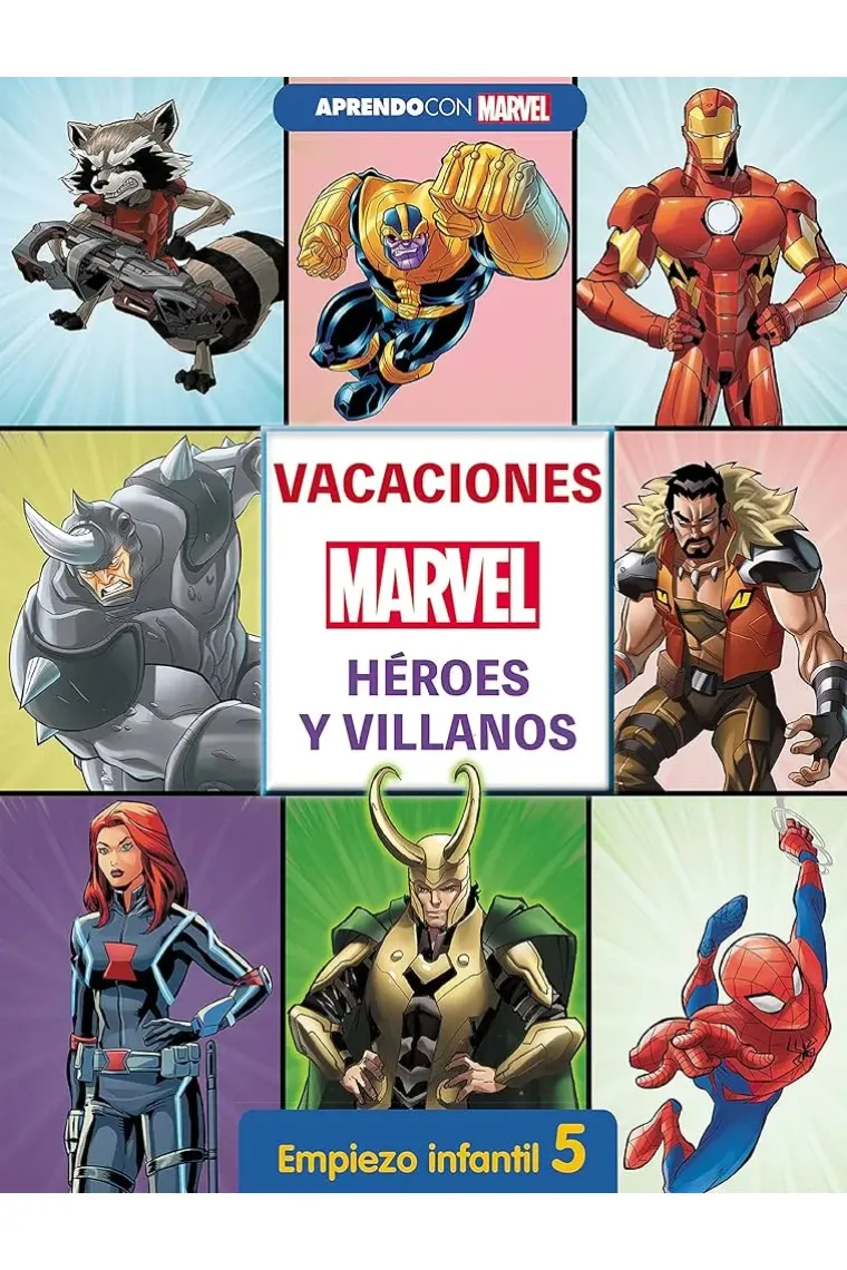 Vacaciones con Marvel. Héroes y villanos. Empiezo infantil 5